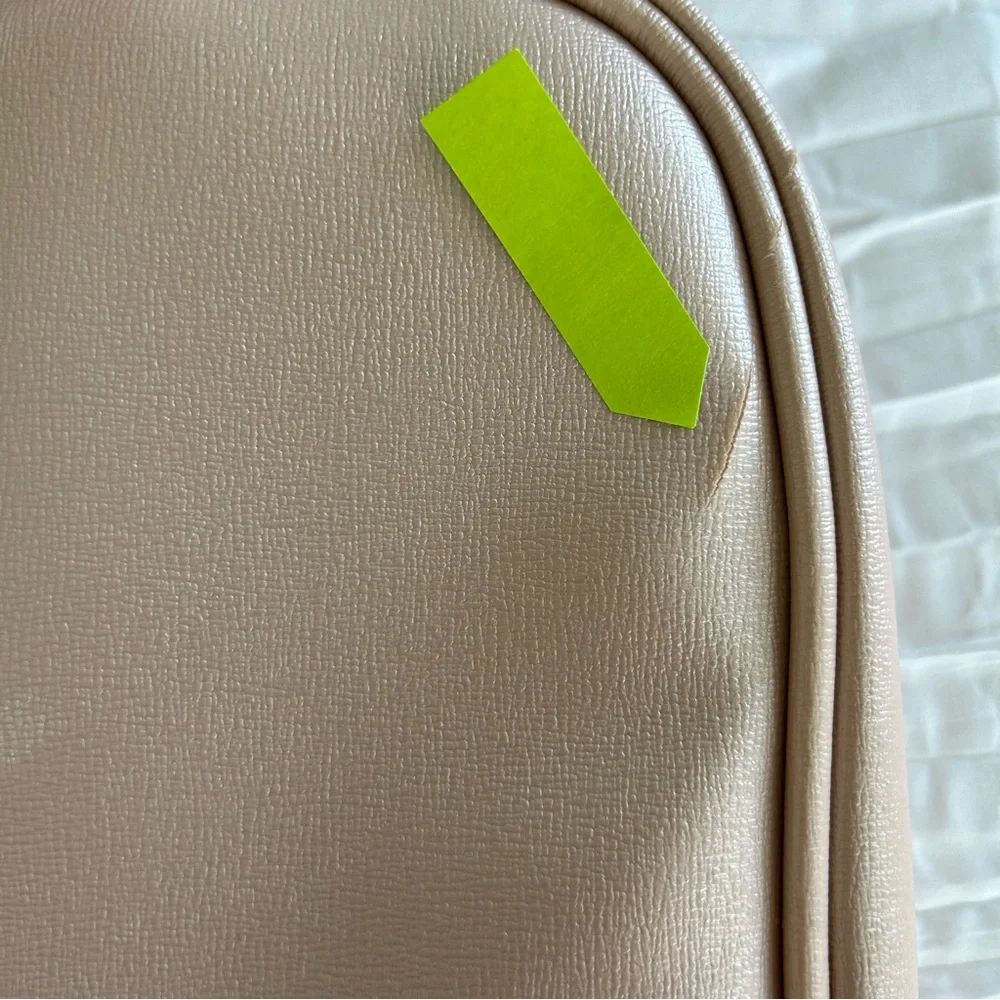 MATEIN Women’s Travel Toiletry Bag Faux Leather Look Pink‎ Sheen Hanging Storage